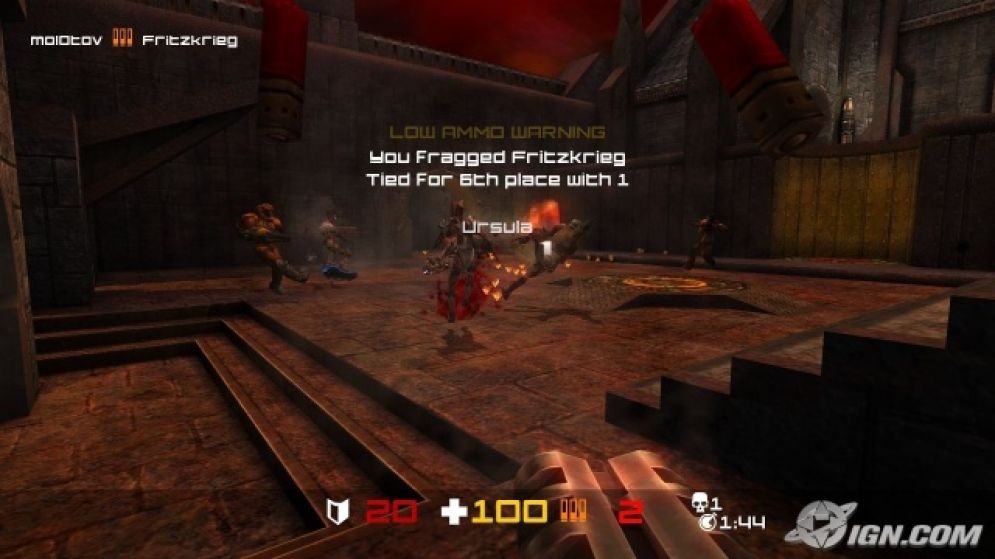 Screenshot ze hry Quake Arena Arcade - Recenze-her.cz