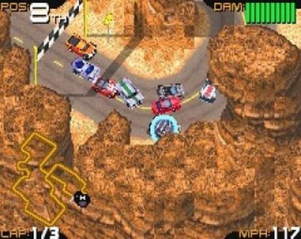 Screenshot ze hry Racing Gears Advance - Recenze-her.cz