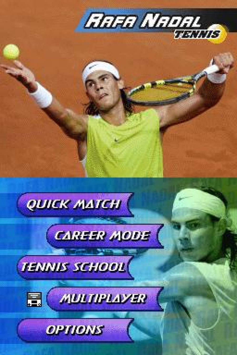 Screenshot ze hry Rafa Nadal Tennis - Recenze-her.cz