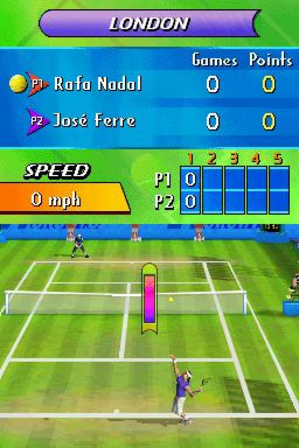 Screenshot ze hry Rafa Nadal Tennis - Recenze-her.cz