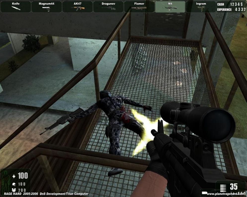 Screenshot ze hry Rage Hard - Recenze-her.cz