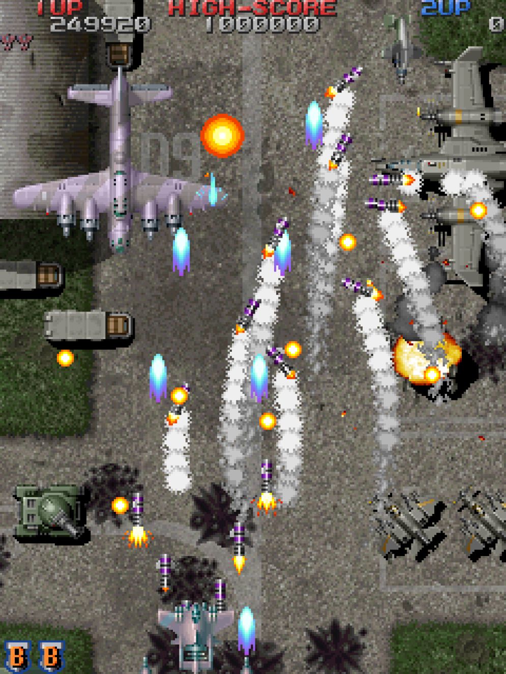 Screenshot ze hry Raiden Fighters - Recenze-her.cz