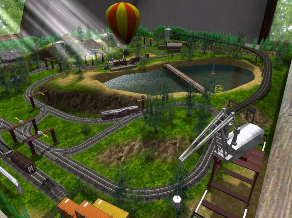 Screenshot ze hry Rail Runner 3D - Recenze-her.cz