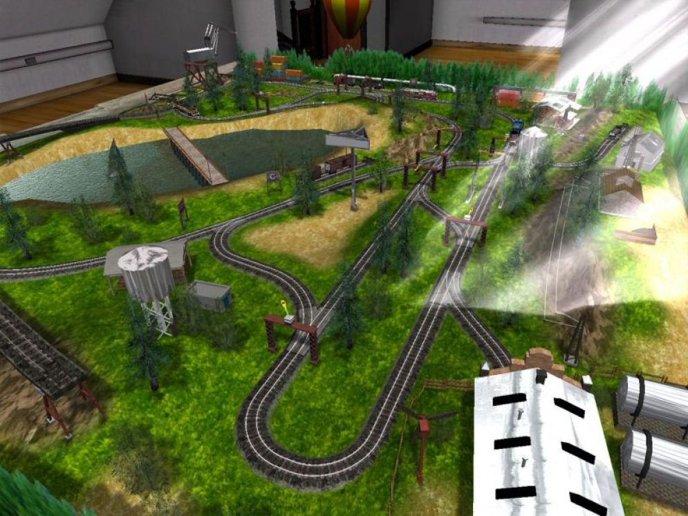 Screenshot ze hry Rail Runner 3D - Recenze-her.cz