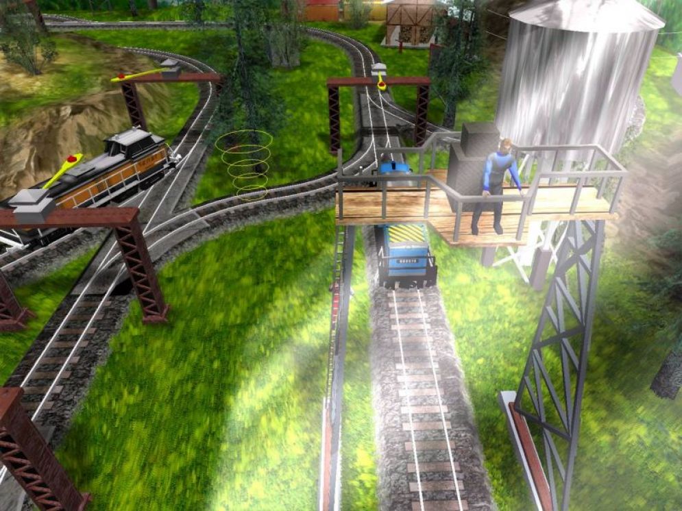 Screenshot ze hry Rail Runner 3D - Recenze-her.cz