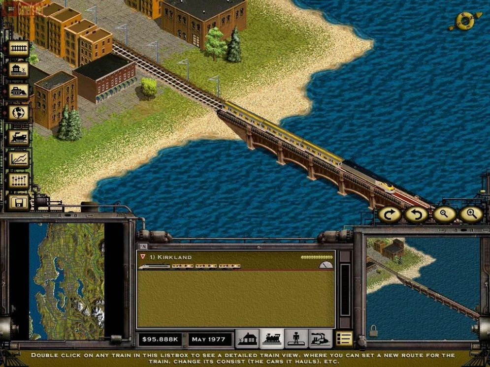Screenshot ze hry Railroad Tycoon 2 - Recenze-her.cz