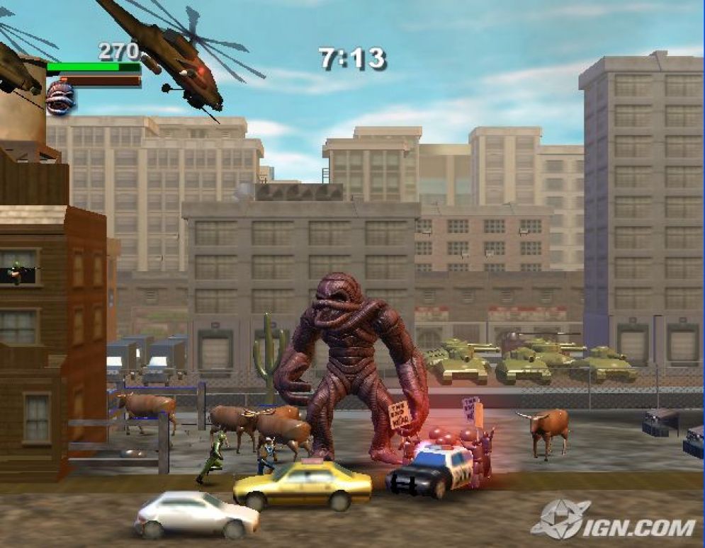 Screenshot ze hry Rampage: Total Destruction - Recenze-her.cz