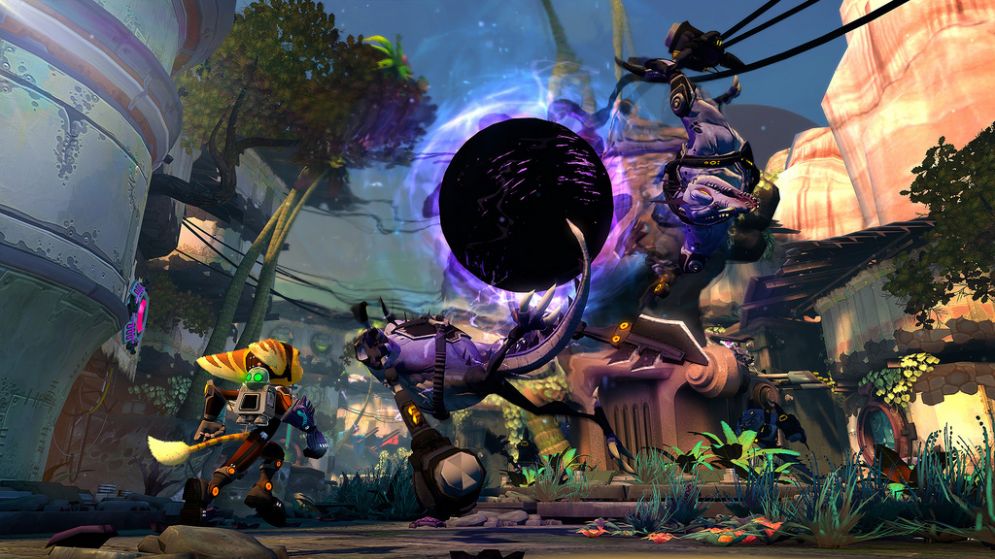 Screenshot ze hry Ratchet and Clank: Nexus - Recenze-her.cz