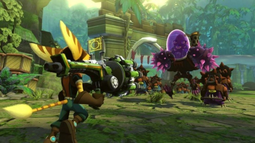 Screenshot ze hry Ratchet and Clank: QForce - Recenze-her.cz