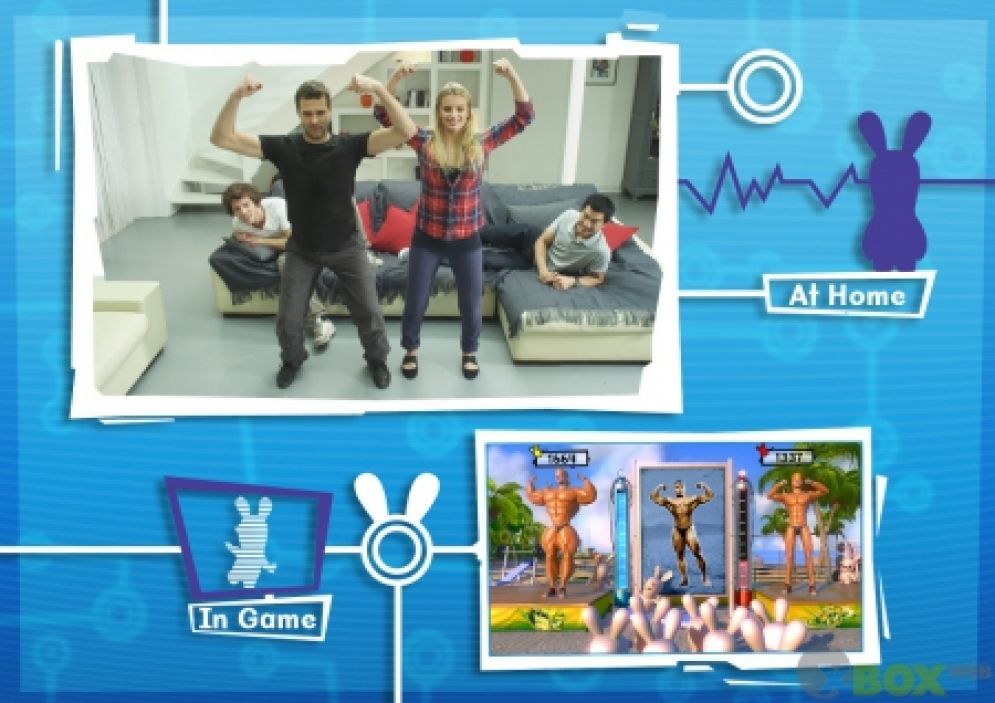 Screenshot ze hry Raving Rabbids: Alive & Kicking - Recenze-her.cz