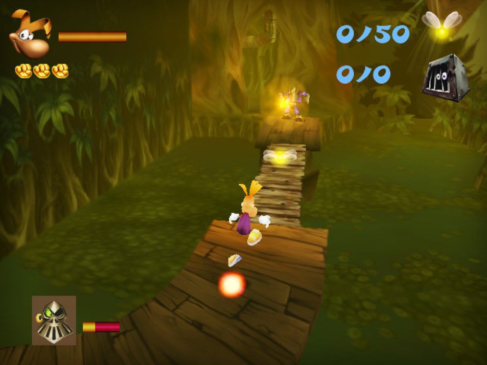 Screenshot ze hry Rayman 3D - Recenze-her.cz