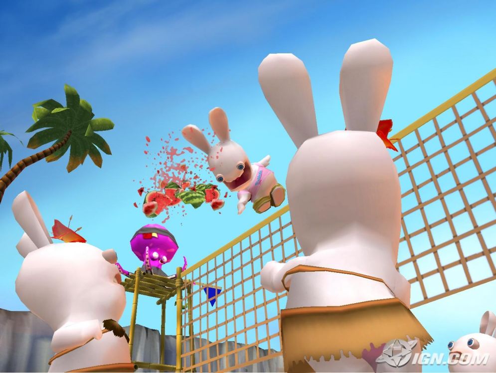 Screenshot ze hry Rayman Raving Rabbids 2 - Recenze-her.cz