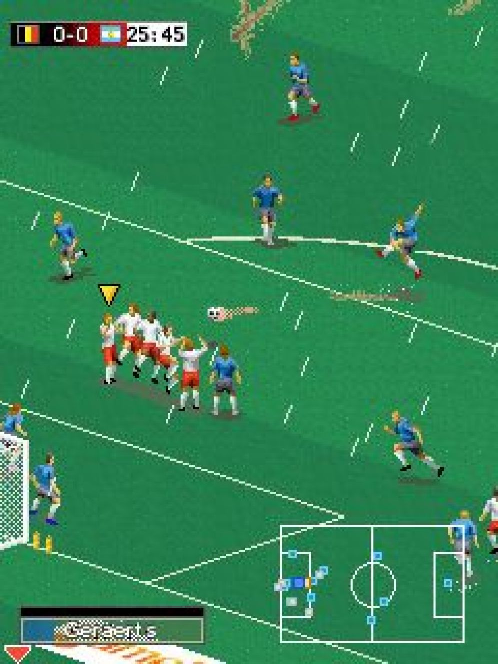 Screenshot ze hry Real Football 2009 - Recenze-her.cz