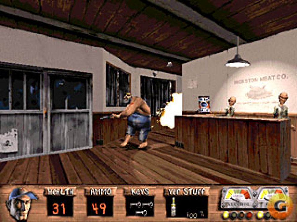 Screenshot ze hry Redneck Rampage - Recenze-her.cz