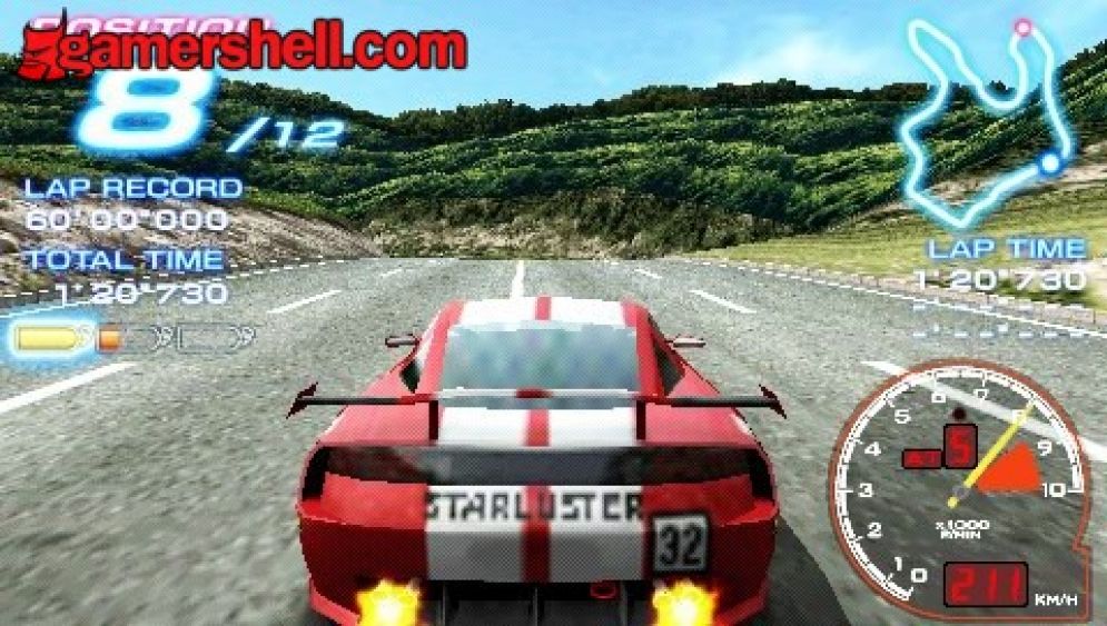 Screenshot ze hry Ridge Racer - Recenze-her.cz