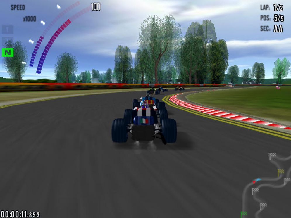 Screenshot ze hry Ringed Drag Strip - Recenze-her.cz