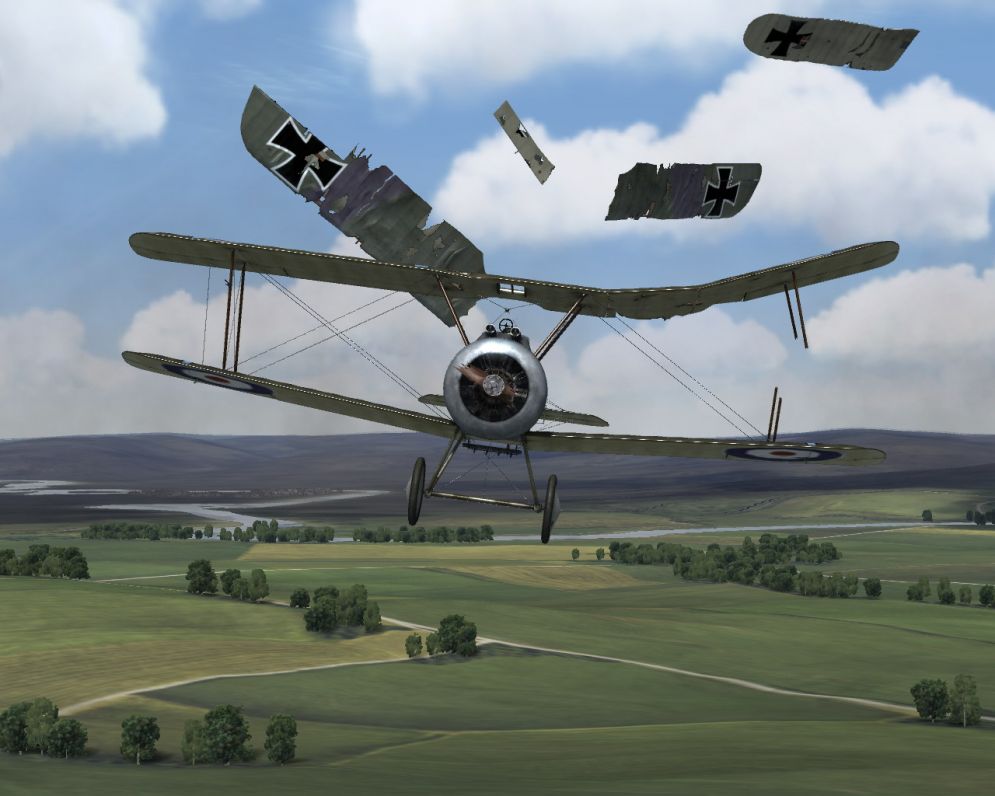 Screenshot ze hry Rise of Flight - Recenze-her.cz