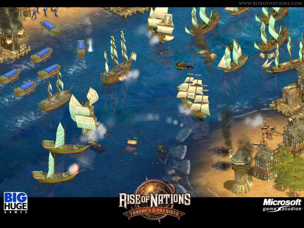 Screenshot ze hry Rise of Nations: Throne and Patriots - Recenze-her.cz