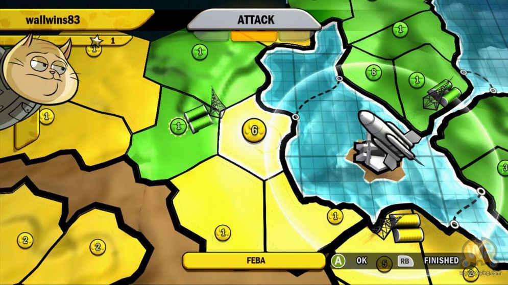 Screenshot ze hry RISK Factions - Recenze-her.cz