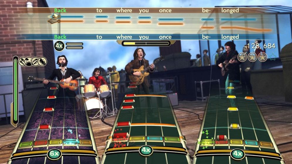 Screenshot ze hry Rock Band: The Beatles - Recenze-her.cz