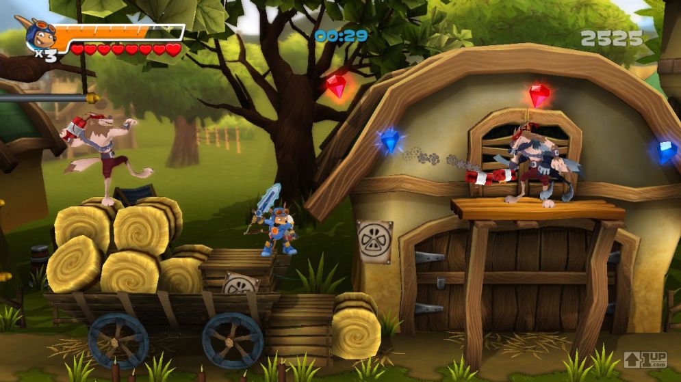 Screenshot ze hry Rocket Knight - Recenze-her.cz