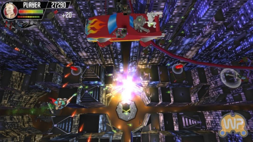 Screenshot ze hry Rocketmen: Axis of Evil - Recenze-her.cz