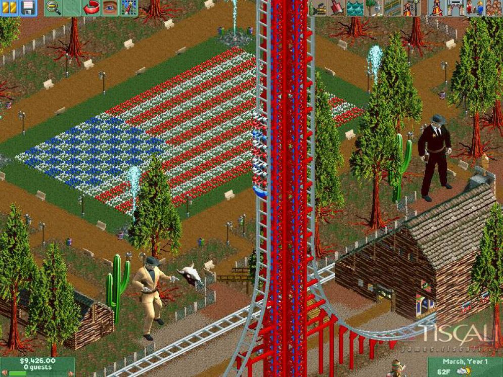 Screenshot ze hry RollerCoaster Tycoon 2: Wacky Worlds - Recenze-her.cz