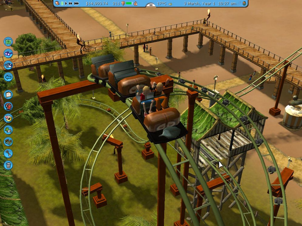 Screenshot ze hry RollerCoaster Tycoon 3 - Recenze-her.cz