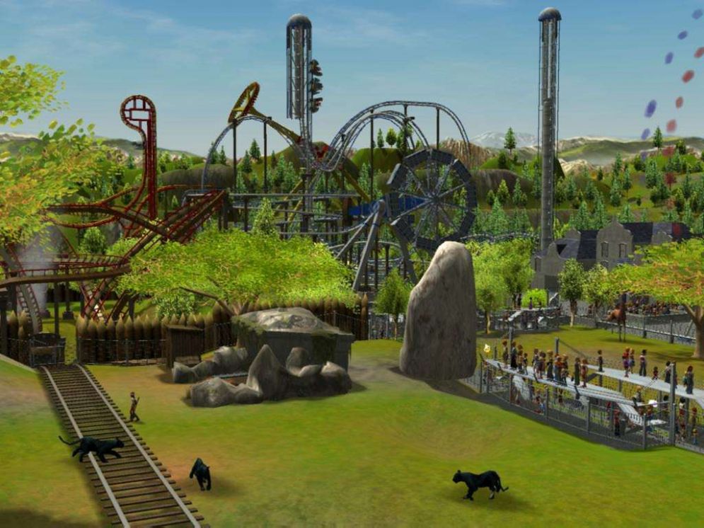 Screenshot ze hry RollerCoaster Tycoon 3: Wild! - Recenze-her.cz