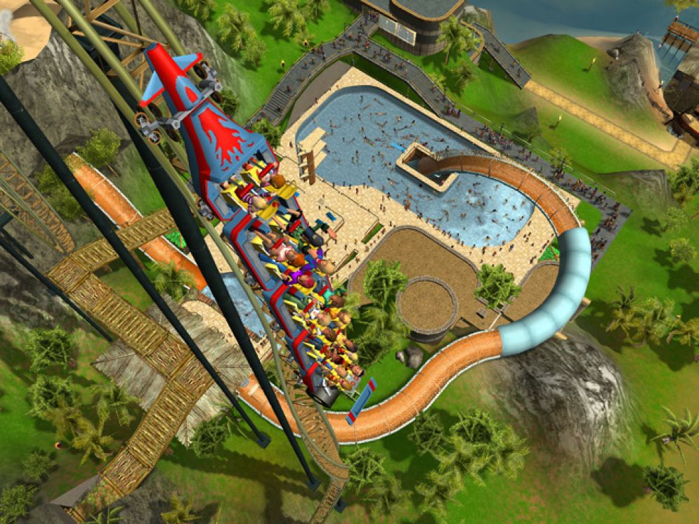 Screenshot ze hry Rollercoaster Tycoon 4 - Recenze-her.cz