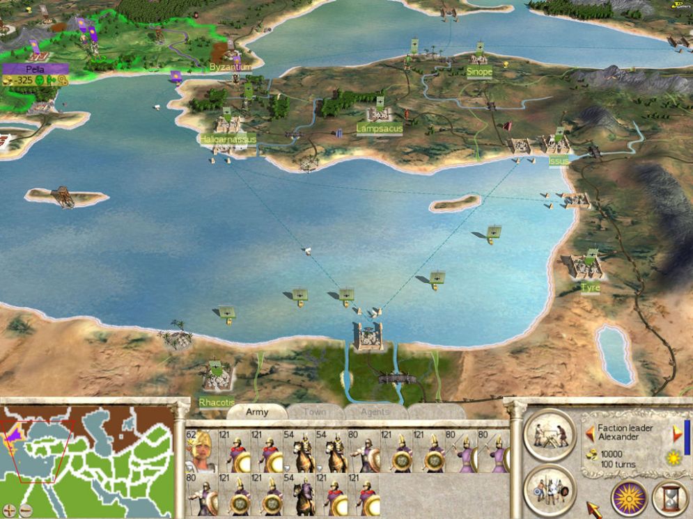 Screenshot ze hry Rome: Total War - Alexander - Recenze-her.cz