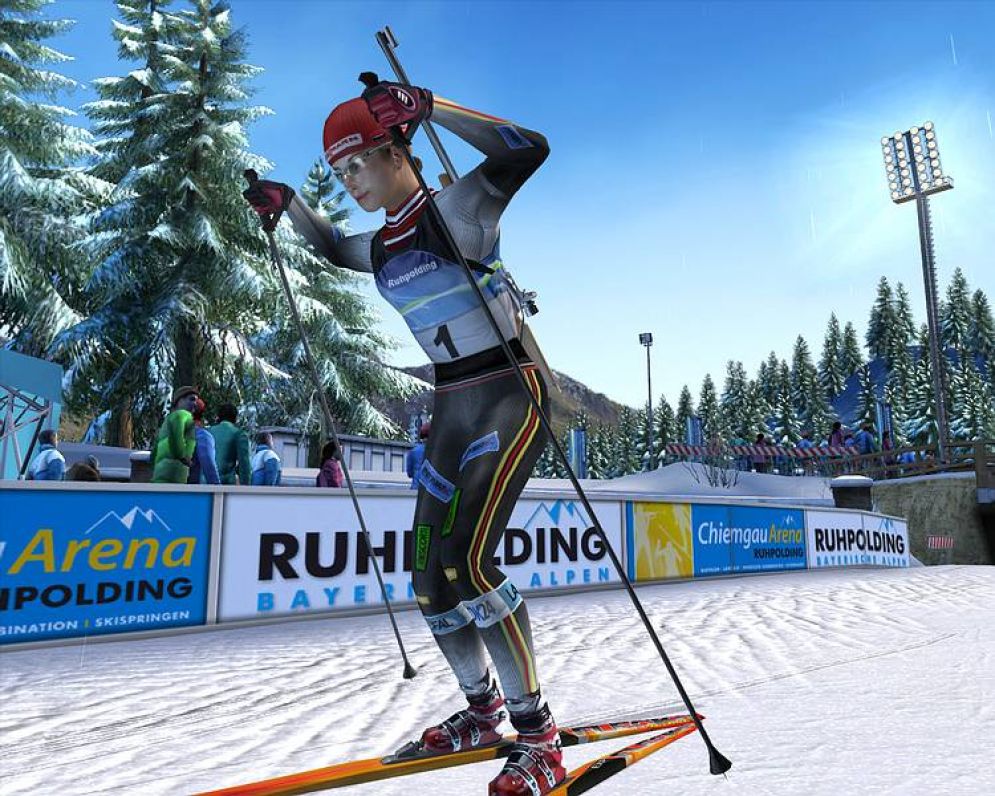 Screenshot ze hry RTL Biathlon 2008 - Recenze-her.cz