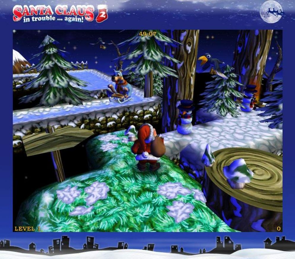 Screenshot ze hry Santa Claus In Trouble Again! - Recenze-her.cz
