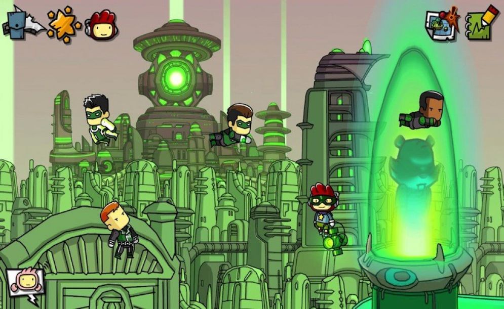 Screenshot ze hry Scribblenauts Unmasked: A DC Comics Adventure - Recenze-her.cz
