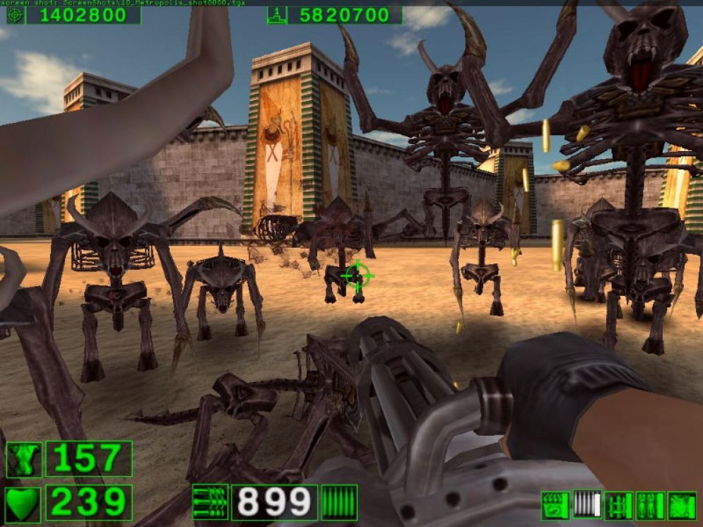 Screenshot ze hry Serious Sam: The First Encounter - Recenze-her.cz