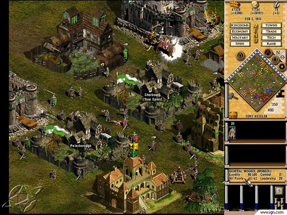 Screenshot ze hry Seven Kingdoms 2: The Fryhtan Wars - Recenze-her.cz