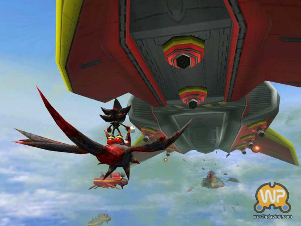Screenshot ze hry Shadow The Hedgehog - Recenze-her.cz