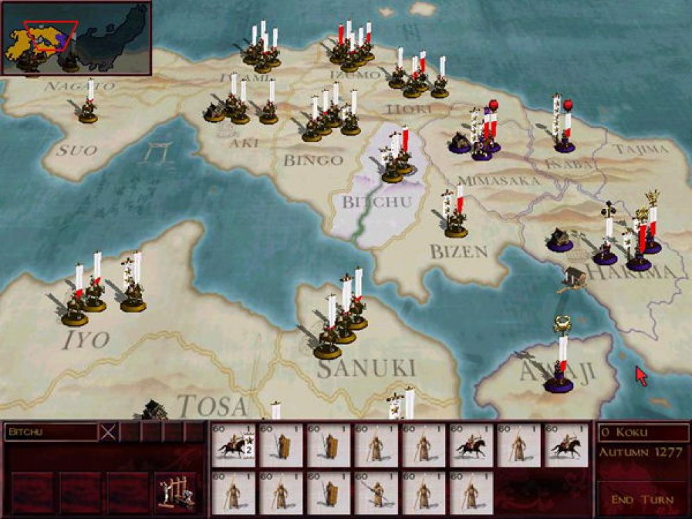 Screenshot ze hry Shogun: Total War - The Mongol Invasion - Recenze-her.cz