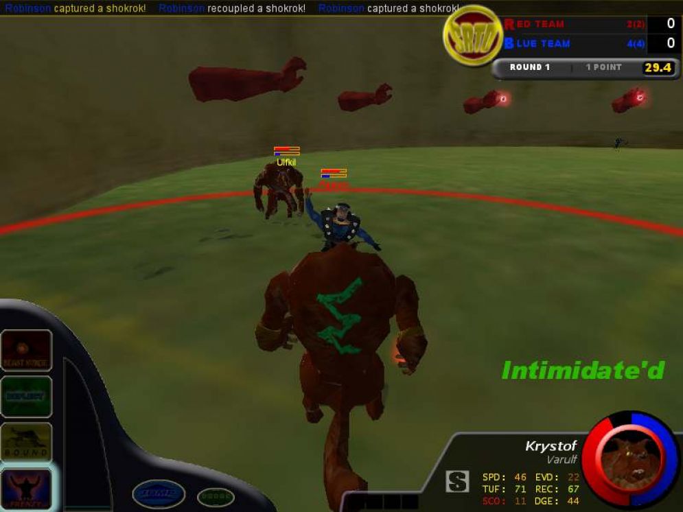 Screenshot ze hry Shokrok Throwdown - Recenze-her.cz