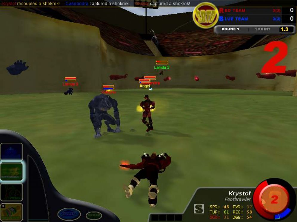 Screenshot ze hry Shokrok Throwdown - Recenze-her.cz