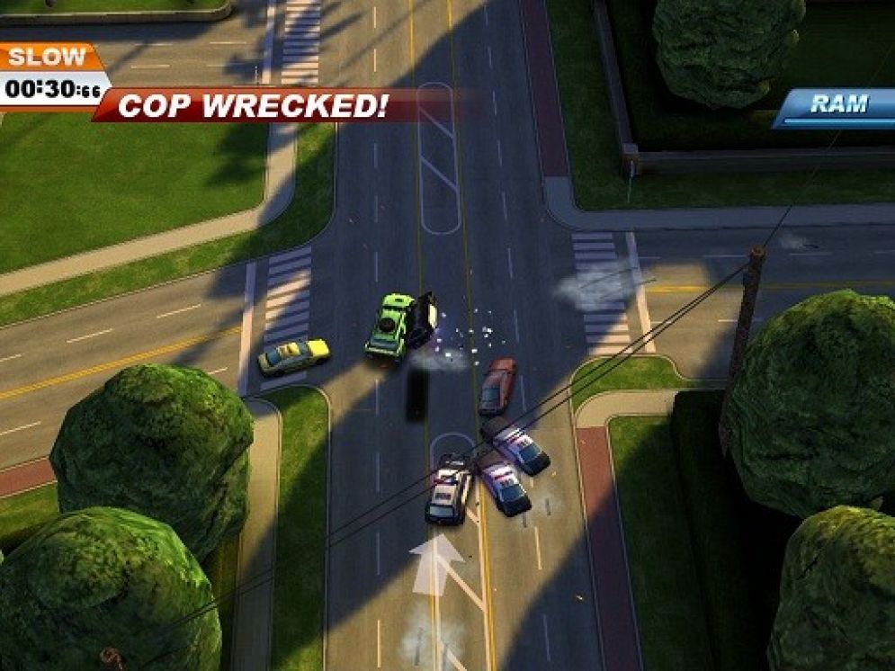 Screenshot ze hry Smash Cops - Recenze-her.cz