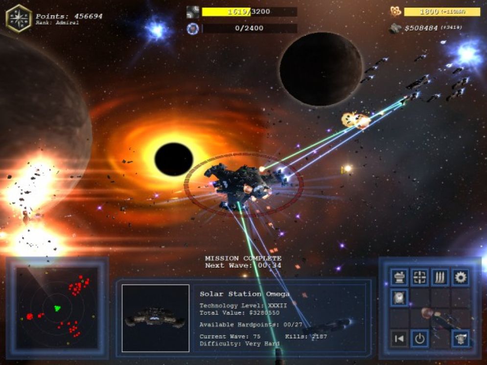 Screenshot ze hry Solar Defense - Recenze-her.cz