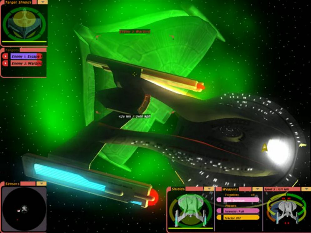 Screenshot ze hry Star Trek: Bridge Commander - Recenze-her.cz