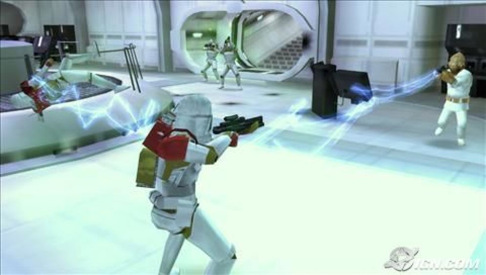 Screenshot ze hry Star Wars Battlefront: Elite Squadron - Recenze-her.cz