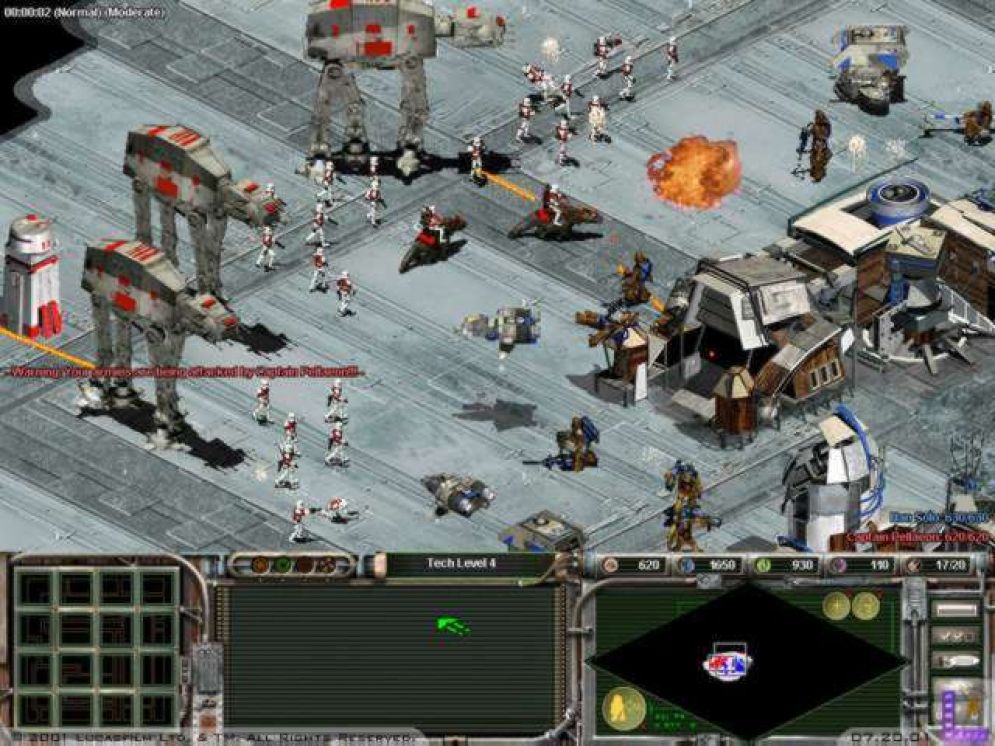 Screenshot ze hry Star Wars: Galactic Battlegrounds - Recenze-her.cz