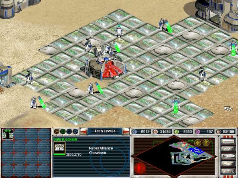 Screenshot ze hry Star Wars: Galactic Battlegrounds - Recenze-her.cz