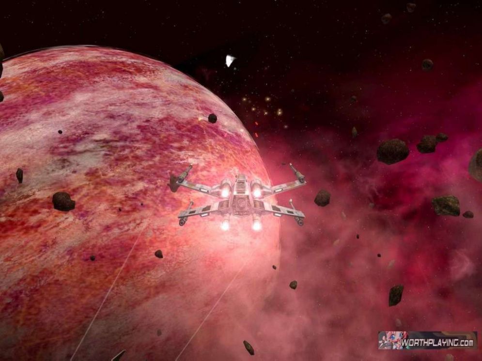 Screenshot ze hry Star Wars: Jump to Lightspeed - Recenze-her.cz