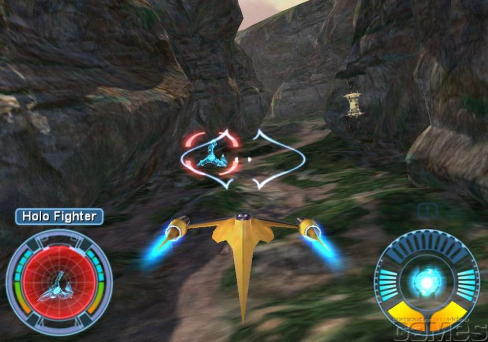 Screenshot ze hry Star Wars: Starfighter - Recenze-her.cz