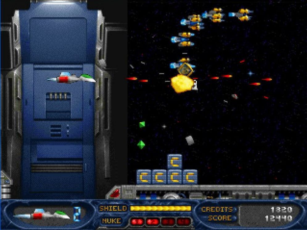 Screenshot ze hry Stargunner - Recenze-her.cz