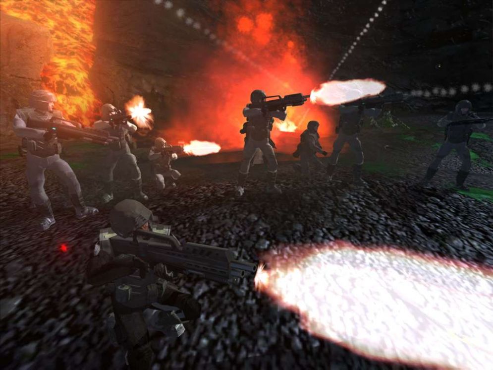 Screenshot ze hry Starship Troopers - Recenze-her.cz